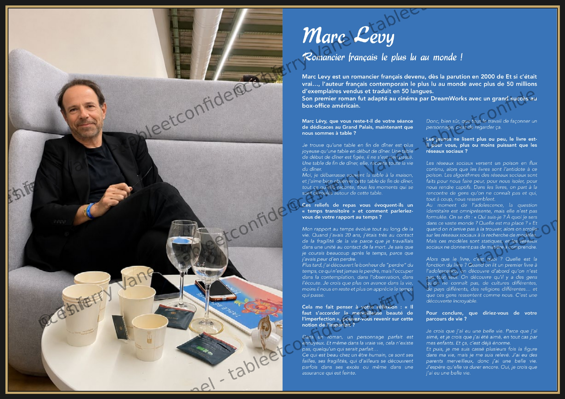 Double page Marc Levy