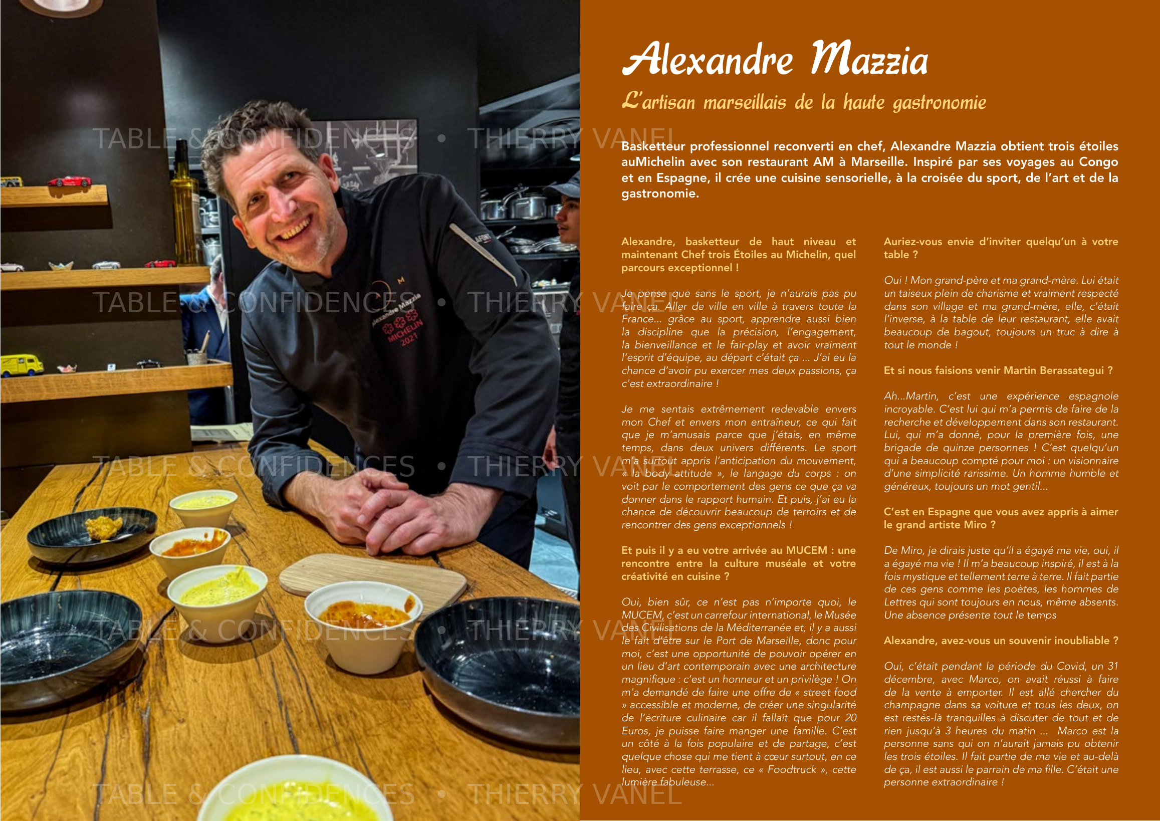 Double page Alexandre Mazzia